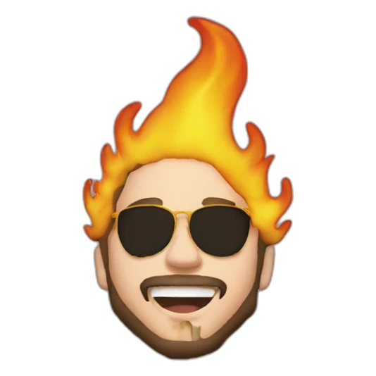 Post Malone chetos Flaming hot sticker