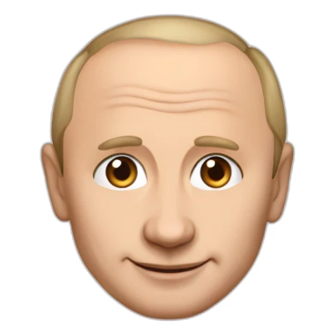 Vladymyr Putin Smiling Face With Heart-Shaped Eyes sticker