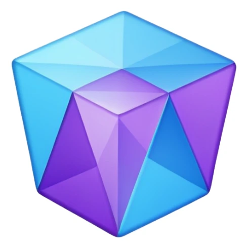 Clour purple and blue used in trader like this item (that emoge )  sticker