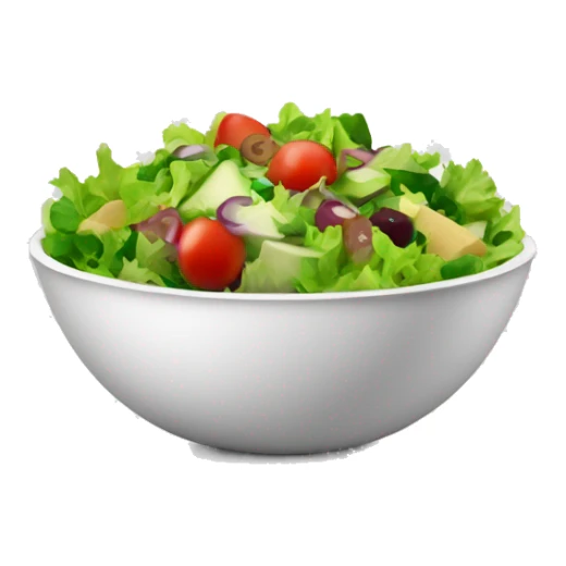 Tasty salad bowl sticker