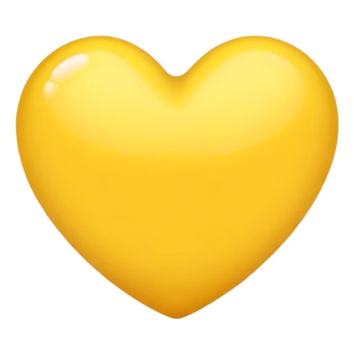 yellow heart sticker