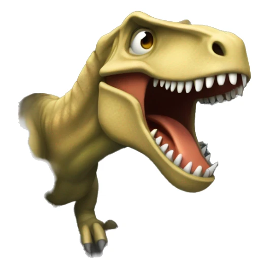 dinosaur coming out of a vent sticker