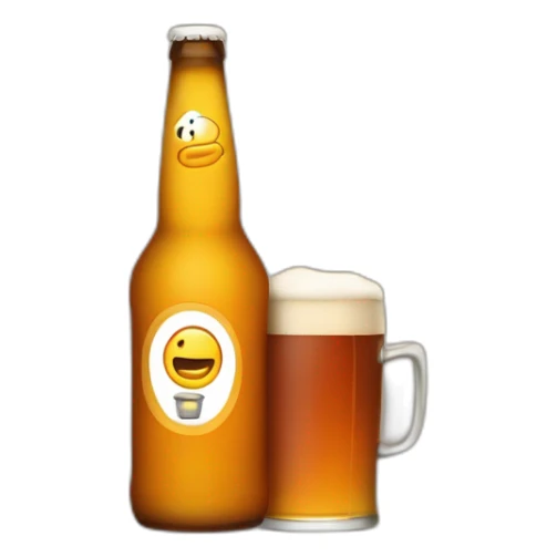 Kenny McCormick qui boit une bière  sticker