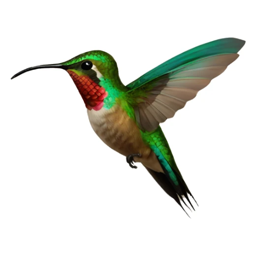 Humming bird on brown woman’s shoulder sticker