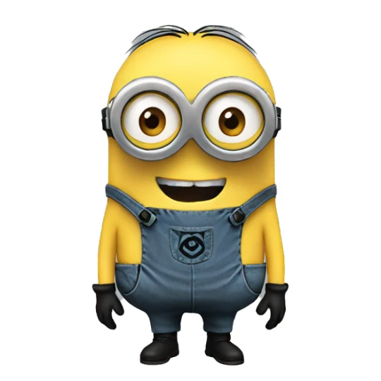 minion-black sticker