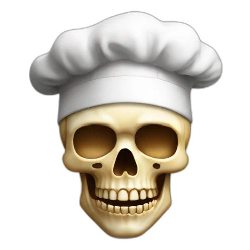 Skull Chefs Kiss with Italian hand sticker