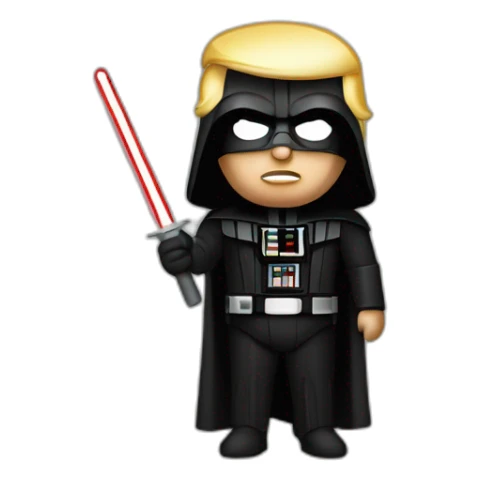 Donald trump en dark vador sticker