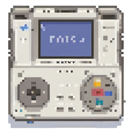 белый плеер Sony, no background sticker