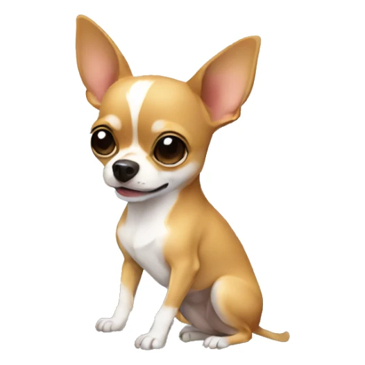 Chihuahua with laptop sticker