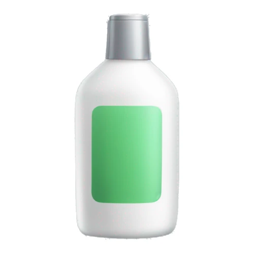 a bottle of shampoo sticker