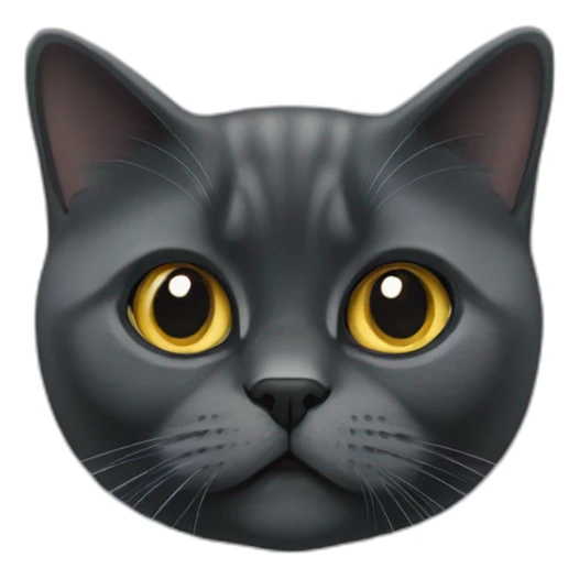 black British Shorthair lurking sticker