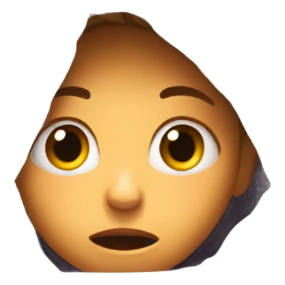 Girl scared hiding under the covers sticker