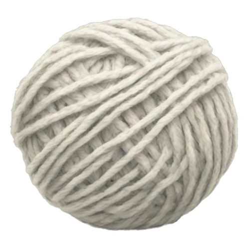 Plain Ball of yarn with a loose end sticker