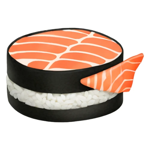 Sushi with salmon  sticker
