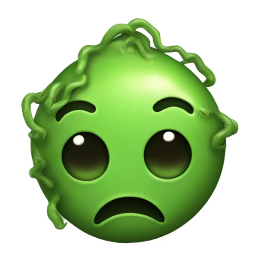 cute toxic waste emoji sticker