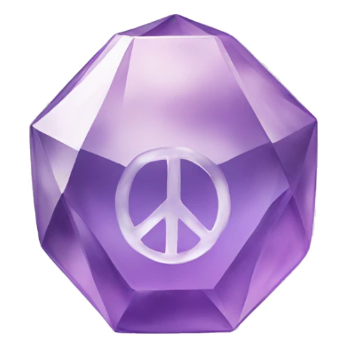 peace crystal  sticker