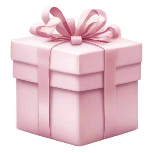 Light pink Christmas gifts under a white Christmas tree  sticker