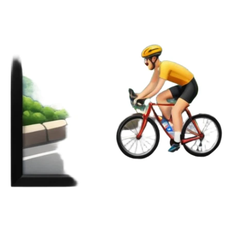 puerto de montaña ciclismo sticker