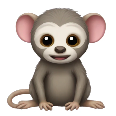 Rat sloth emoji  sticker