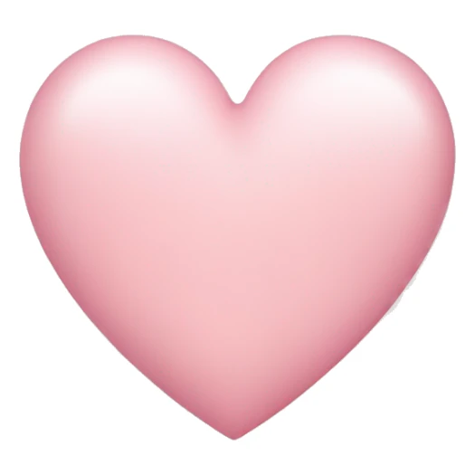 Light pink heart sticker