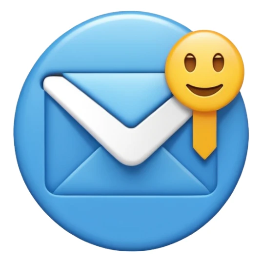 email verification badge emoji in a blue  circular or oval shapes with zigzag edges sticker