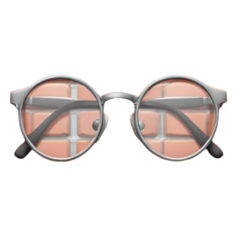 Wall of brick with glasses on it sticker