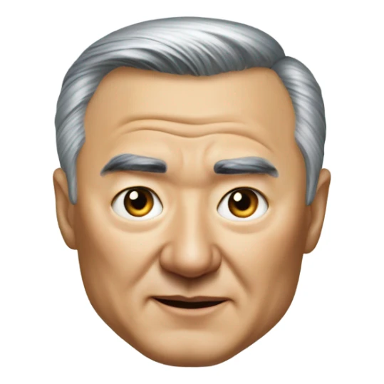 photorealistic president Kazakhstan Tokaev sticker