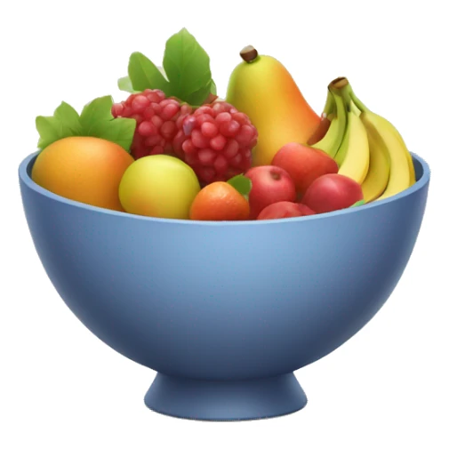 A bowl of fruit  sticker