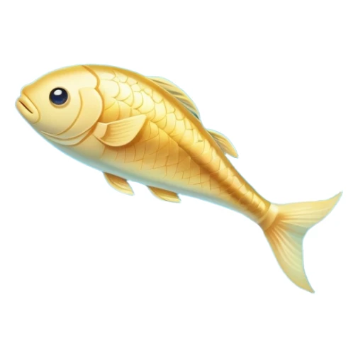 Luminous golden omega-3 capsule amid flowing blue currents, with a translucent fish circling a glowing brain. Soft blue waves radiate outward from the brain toward a faintly visible heart, showing the connection between omega-3, brain health and cardiovascular benefits. sticker