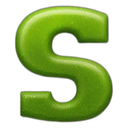 letter "G" with graphic style sticker