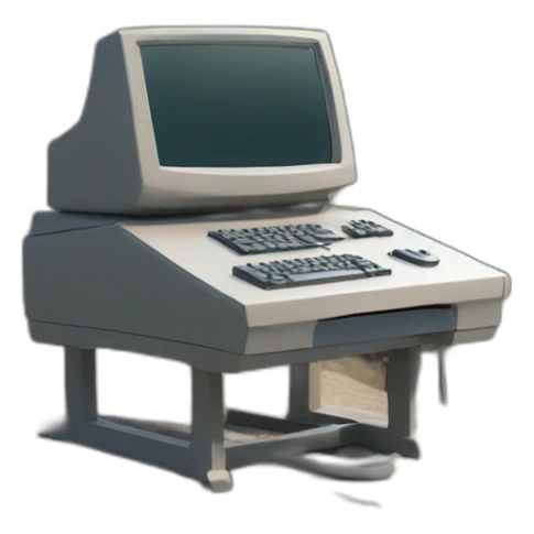 compueter on the mountain sticker