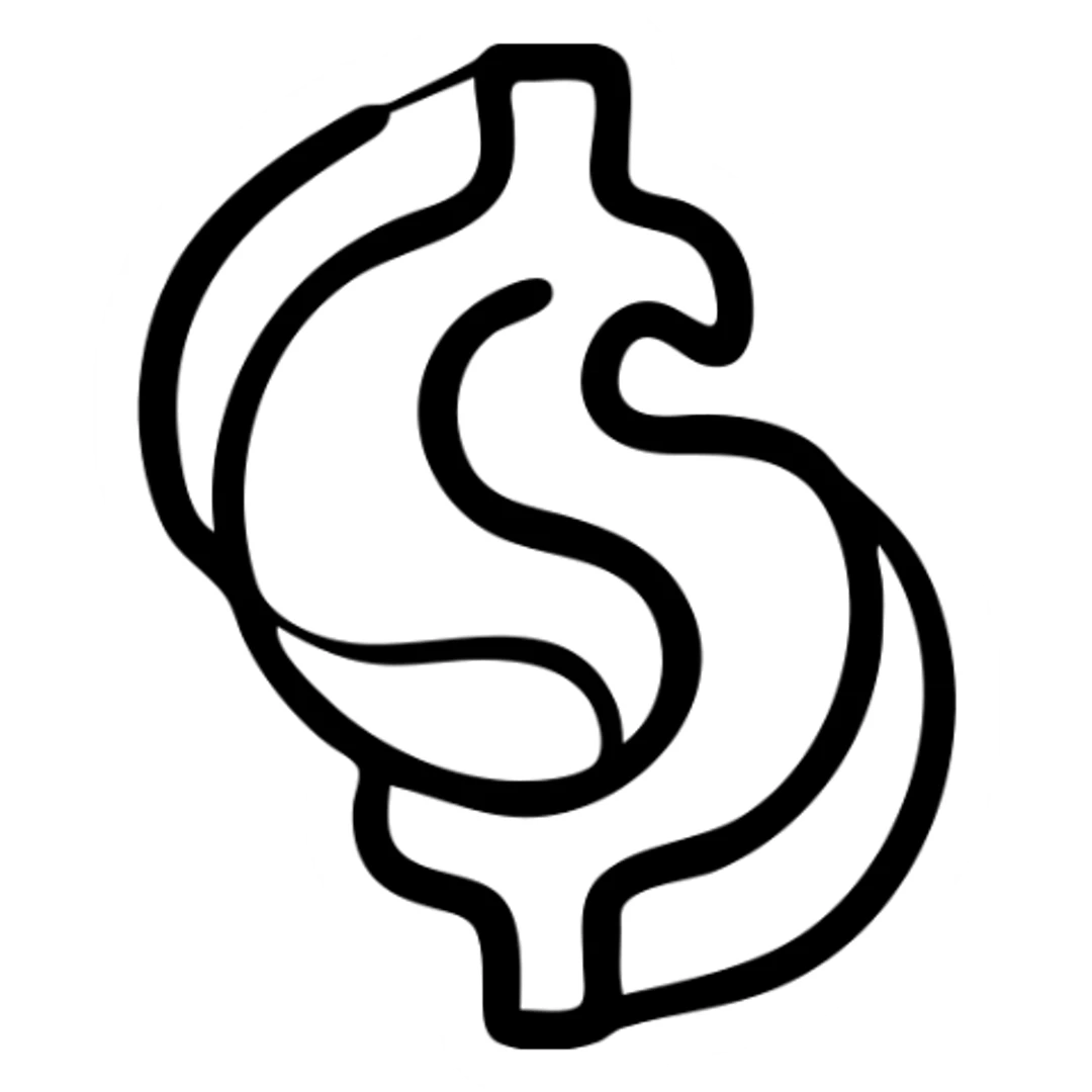 Money symbol, currency, cash, dinheiro sticker