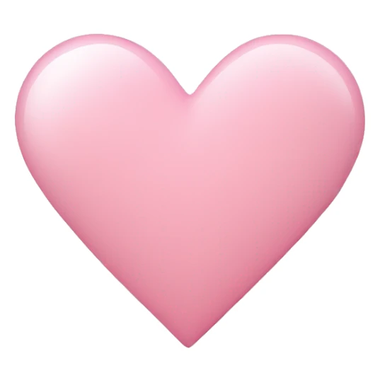 Light pink heart sticker