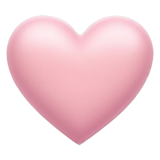 pastel pink heart  sticker