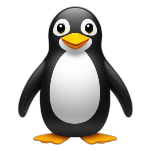 Pingouin qui joue aux jeux vidéos sticker