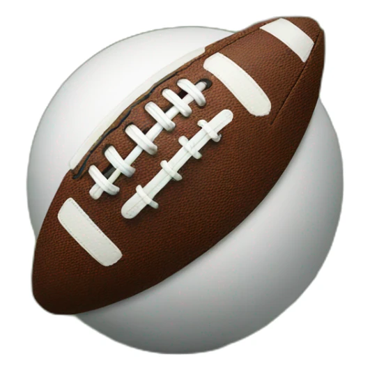 ball on the football field sticker