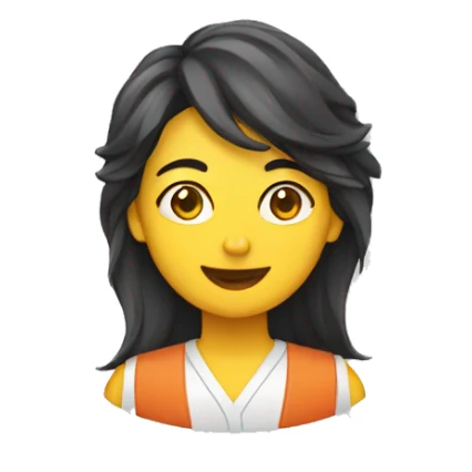 Emoji mulher indo na academia  sticker