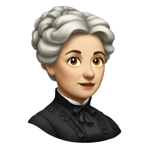 A big victorian Woman’s head  sticker