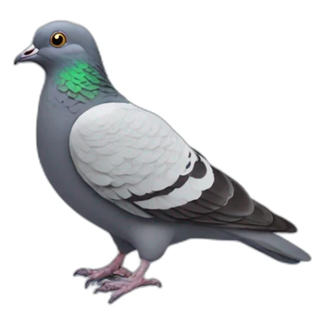 A pigeon who wants to make the world his own sticker