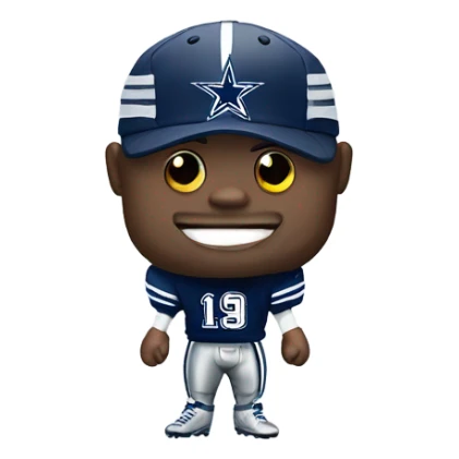 Indian Dallas cowboys fan sticker