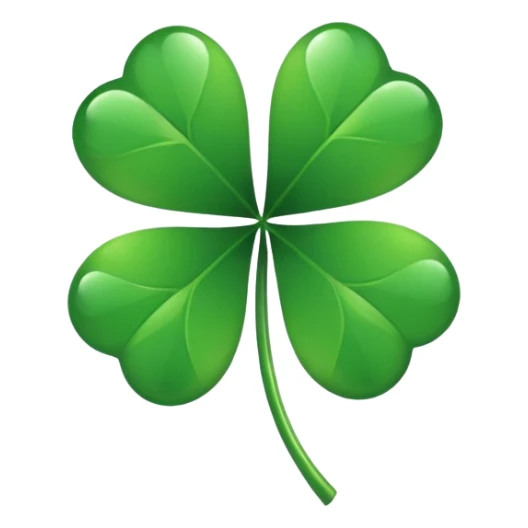  Un Trébol de 5 hojas Black clover sticker