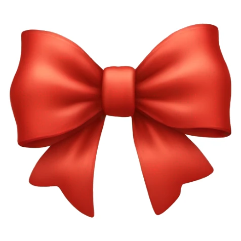 red bow sticker