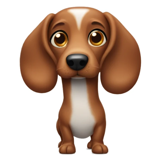 sausage dog sticker