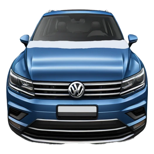 2018 model volkswagen tiguan highline blue sticker