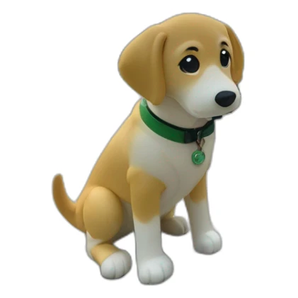 a golfen retriever climbing on the pearl tower in shanghai sticker