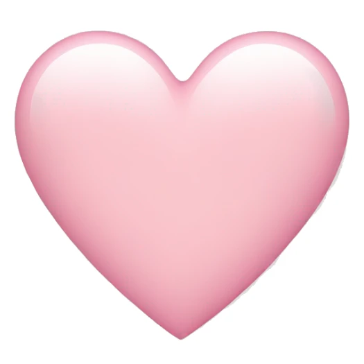 Light pink heart sticker