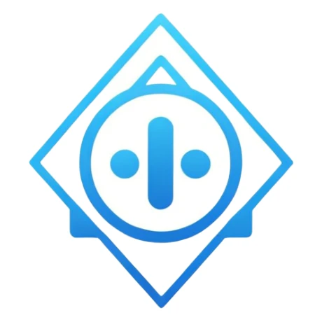 minimalist logo for AI SaaS service self2.art, simple and clean design sticker