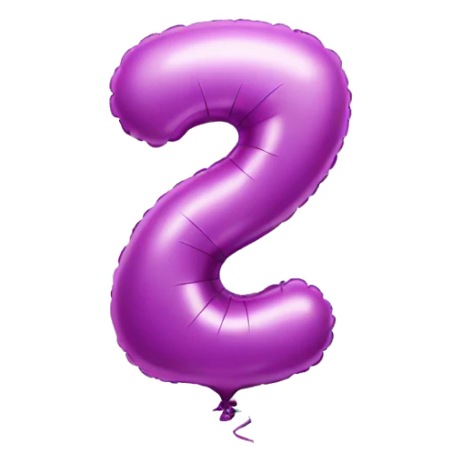 balloon-shaped-like-number-7-birthday-balloon-shape sticker