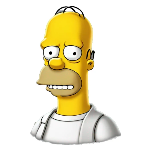 Homer simpson sticker
