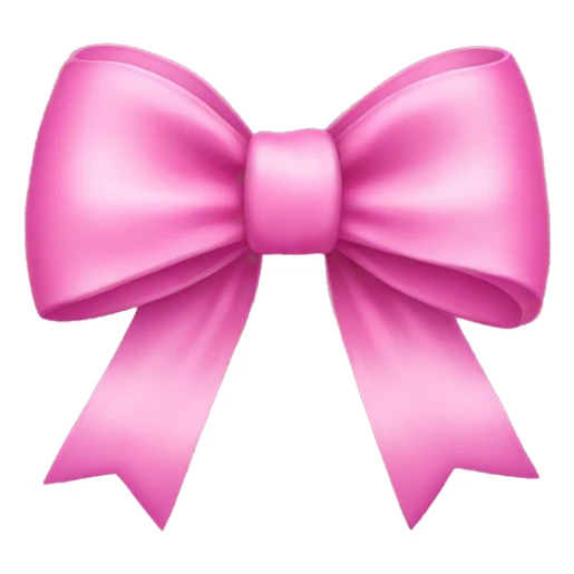 Pink bow  sticker